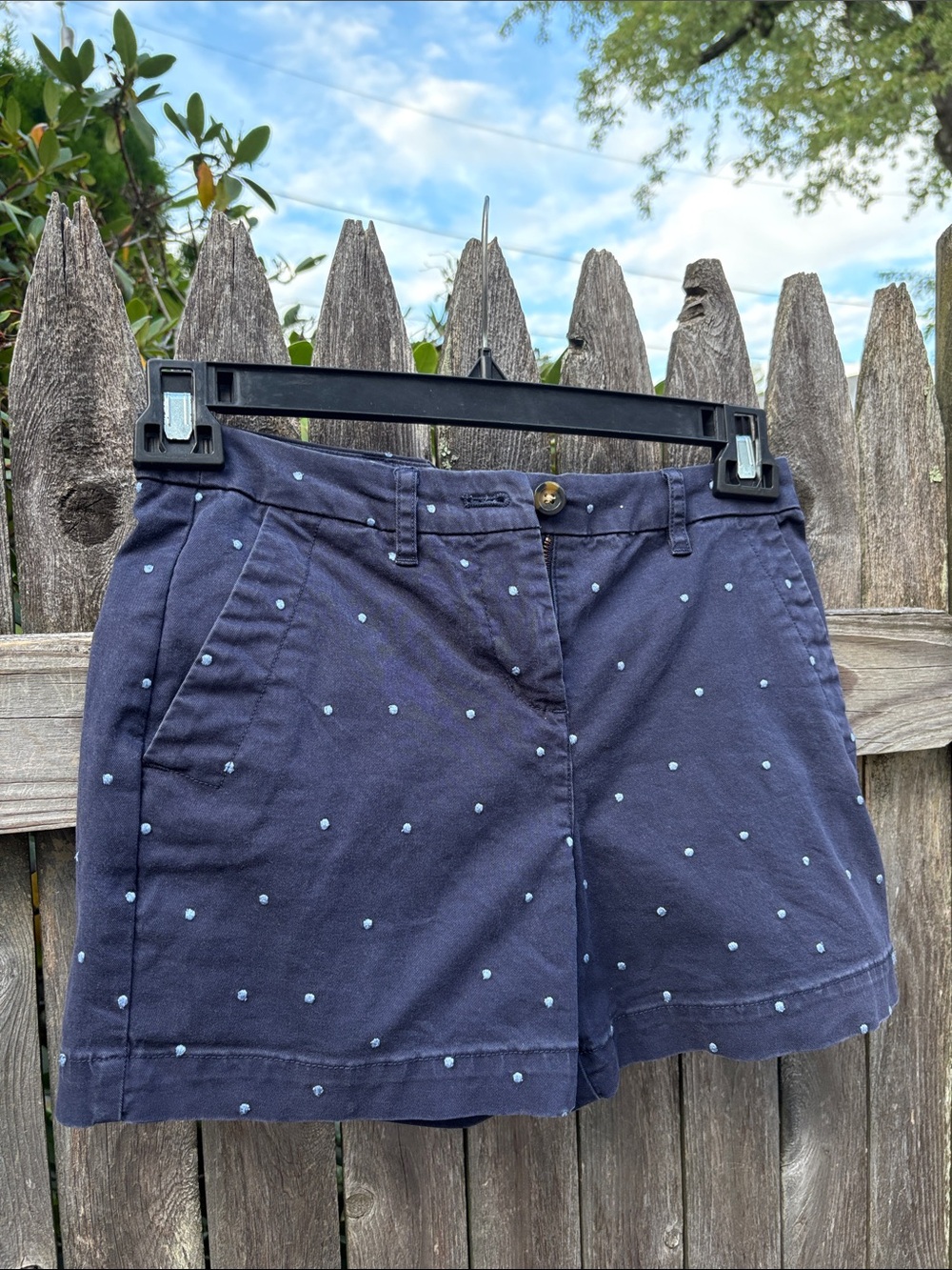 Boden size 2 navy cotton shorts!